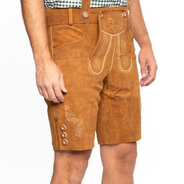 Lederhose Alpentraum Kort Bruin - M/50