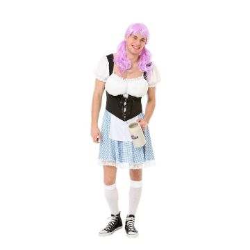 Dirndl Helmut met Pruik