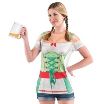 Fotorealistisch T-shirt Dirndl