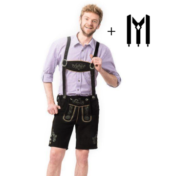 Lederhose Gustav (Premium Runderleder)