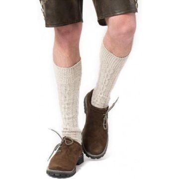 Oktoberfest Kniekousen Deluxe Gebroken Wit