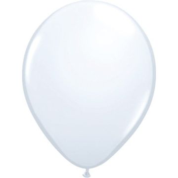 Ballonnen wit 100 stuks