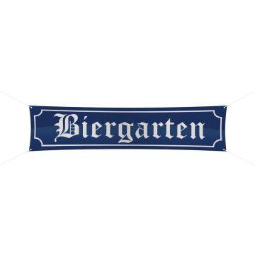 Banner Biergarten (180 x 40 cm)