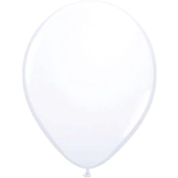 Witte ballonnen 13cm  20 stuks