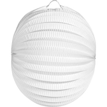 Bolvormige Lampion Wit 22 cm 