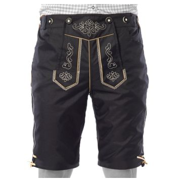 Korte Lederhose Karl zwart