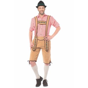 Lederhose Johann Lang Bruin