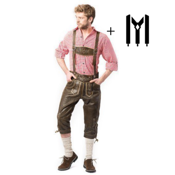 Lederhose Retro Lang