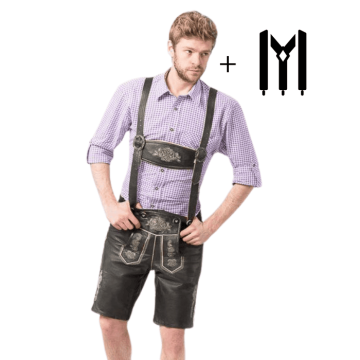Lederhose Max (Wildbock Leder)
