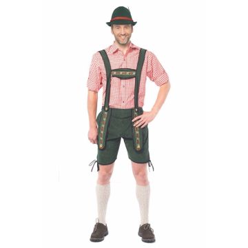 Lederhose Johann Kort Groen