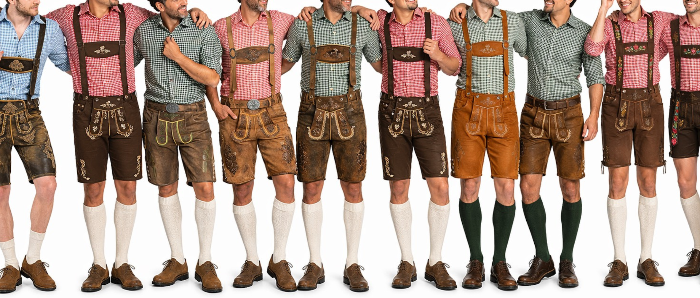 Lederhose Oktoberfest outfit heren