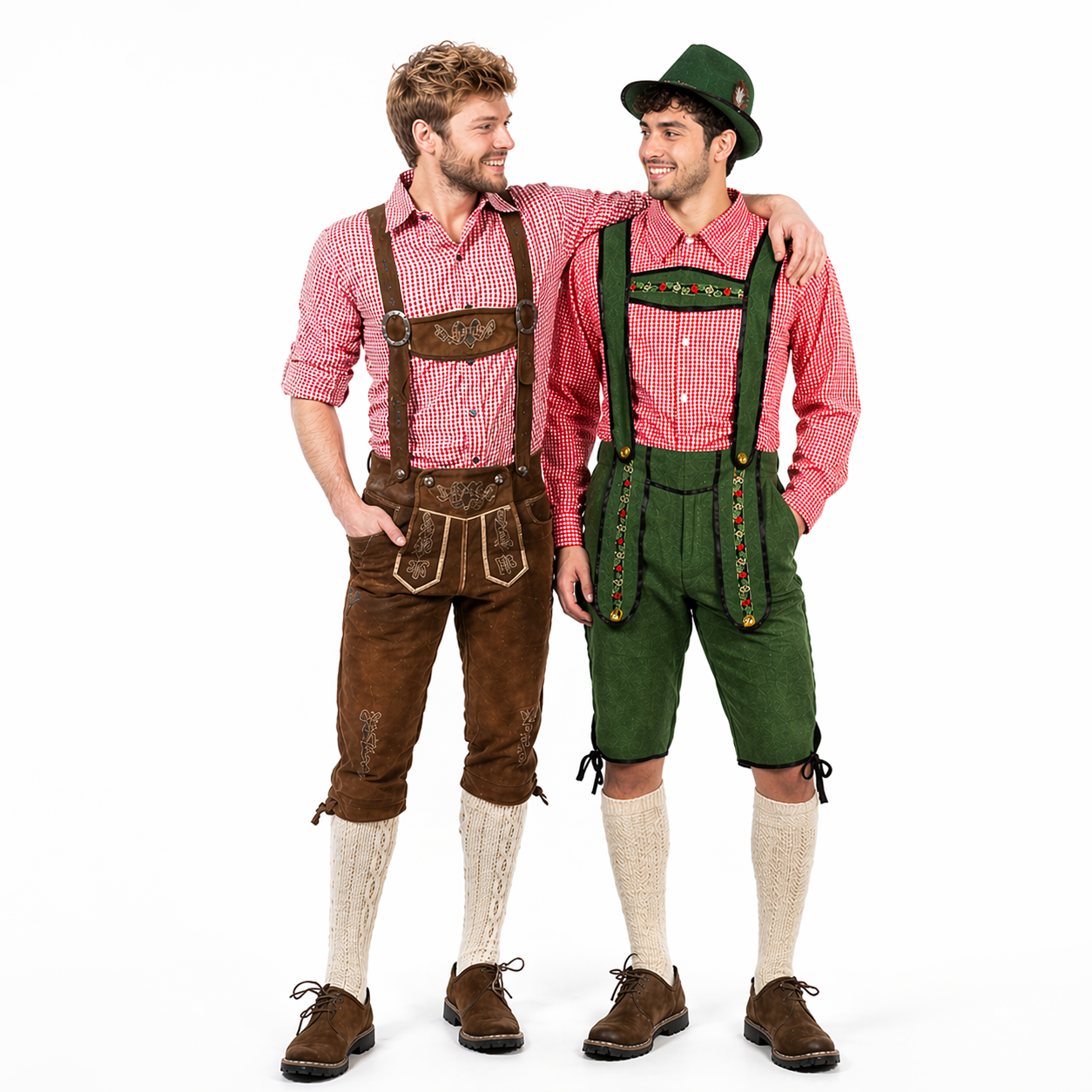 Lederhose echt leer en stof