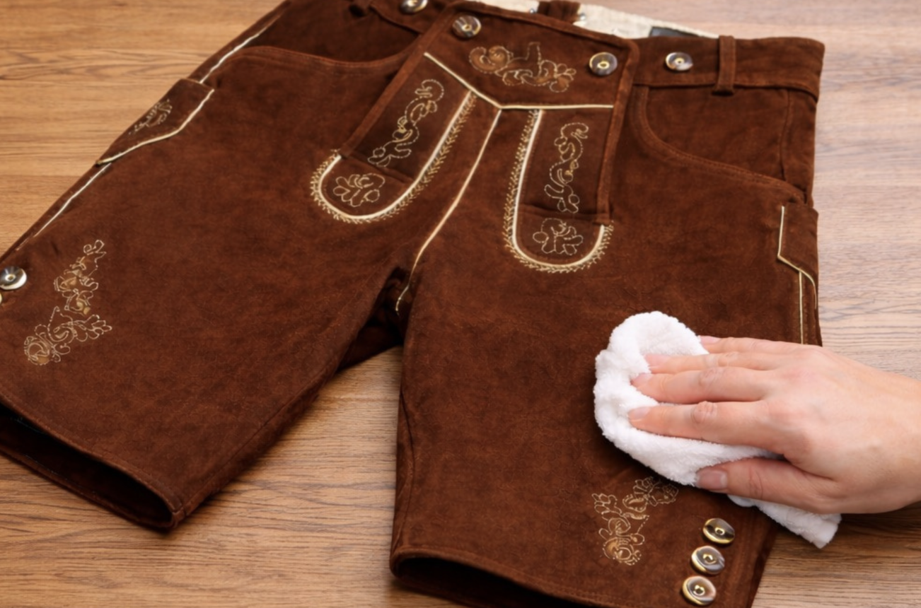 Lederhose wassen