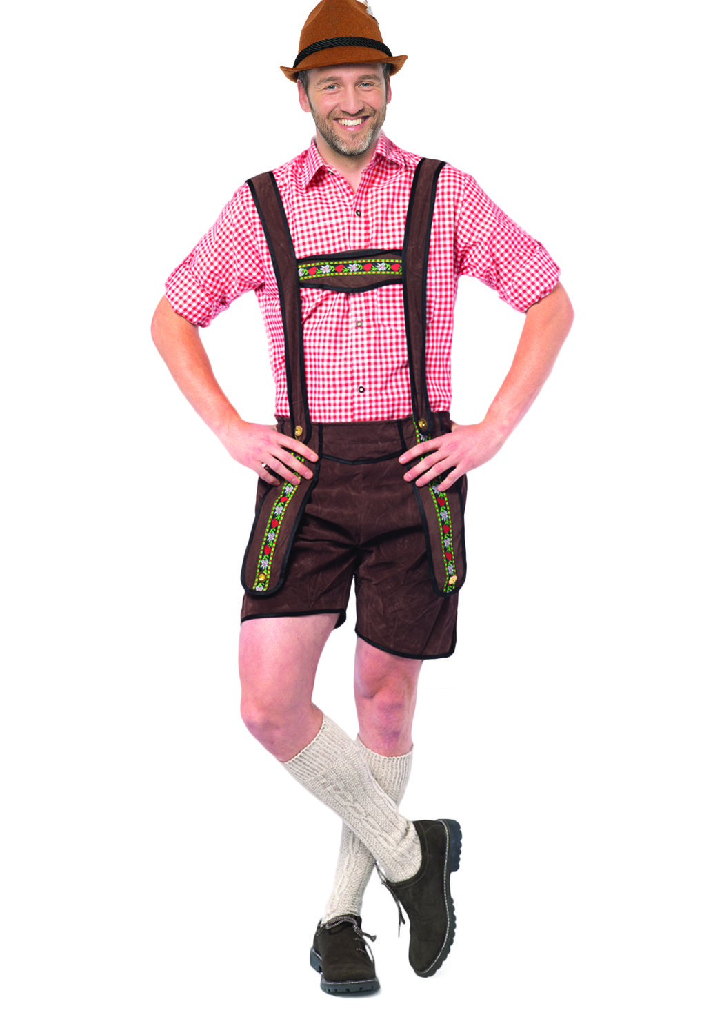 gesponsord noodsituatie Van toepassing zijn Goedkope lederhose pakket 3 delig Johann kort - Oktoberfestwinkel.nl