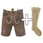 Set Aanbieding | Lederhose + gratis sokken | Echte Lederhosen | Top Kwaliteit | Ralf