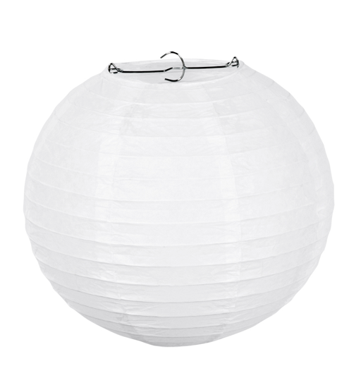 Papieren lampion wit (25cm)
