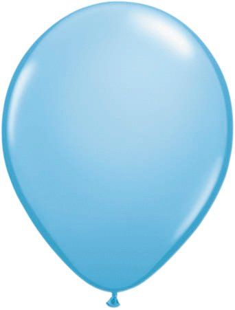 Ballonnen lichtblauw 100 stuks