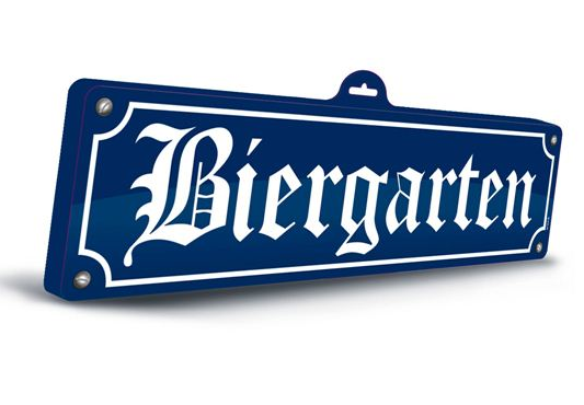 3D bord Biergarten