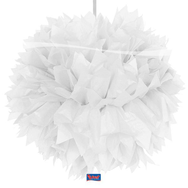 Pompom wit 30cm