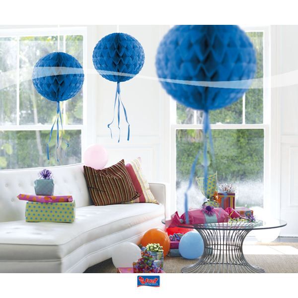 Decobal blauw 30cm