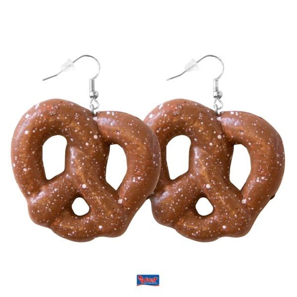 Pretzel oorbellen