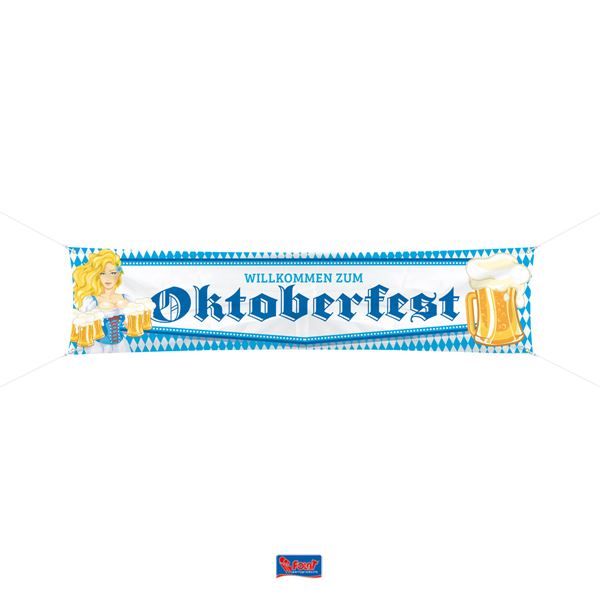 Spandoek Oktoberfest 40 x 180 cm plastic