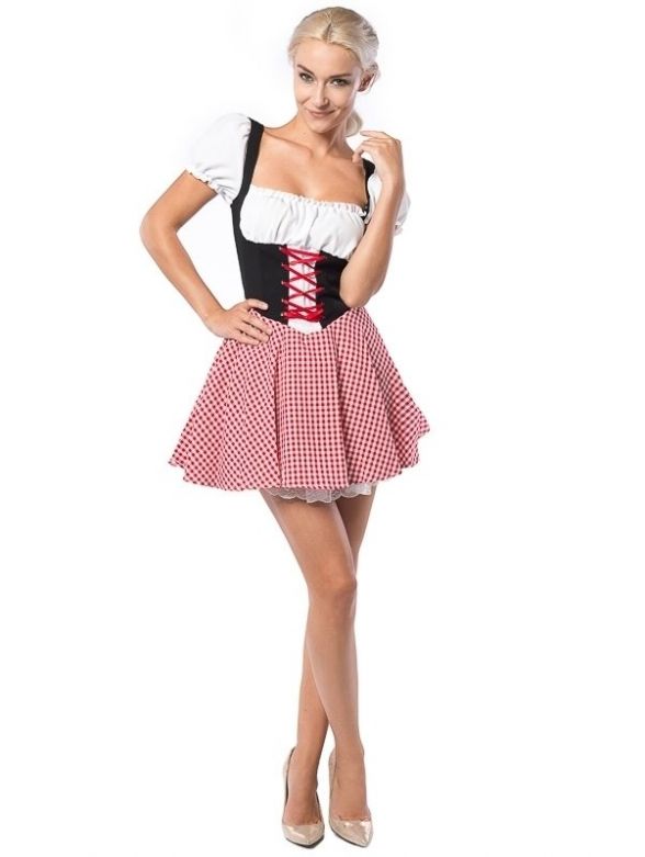 Doe een poging troon handelaar Dirndl Eva Rood/Zwart kopen? Echte dirndls voor scherpe prijzen! |  Oktoberfest Winkel- Oktoberfestwinkel.nl