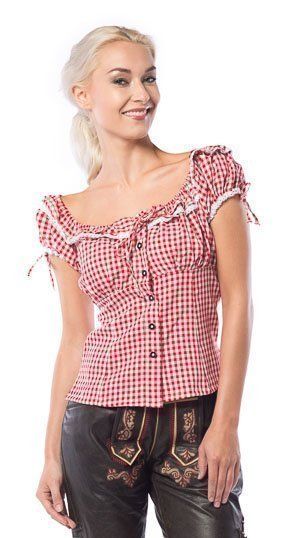 Oktoberfest Top Liesl Deluxe Rood