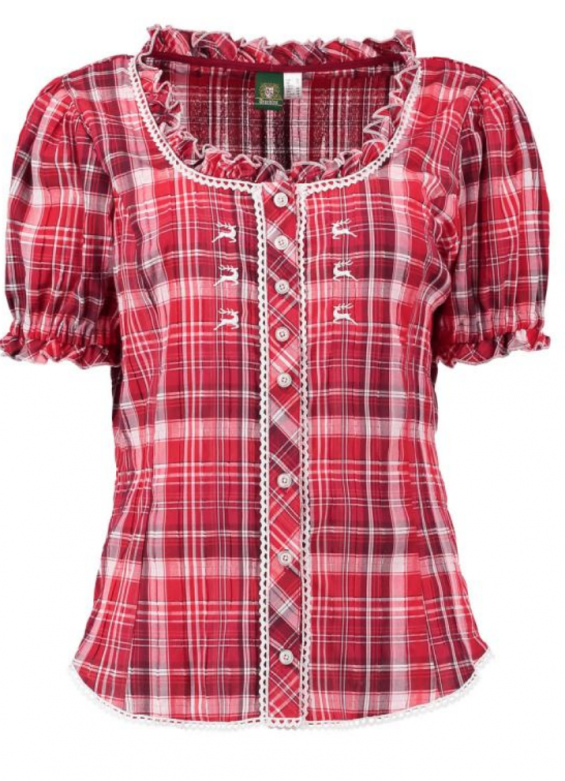 Kers Albany zwaan Tops & Blouses - Dames - Kleding - Oktoberfestwinkel.nl